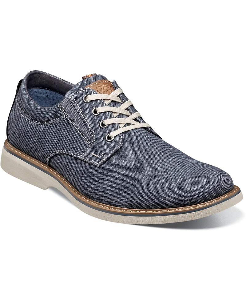 Nunn Bush Men's Otto Canvas Plain Toe Oxford Shoes