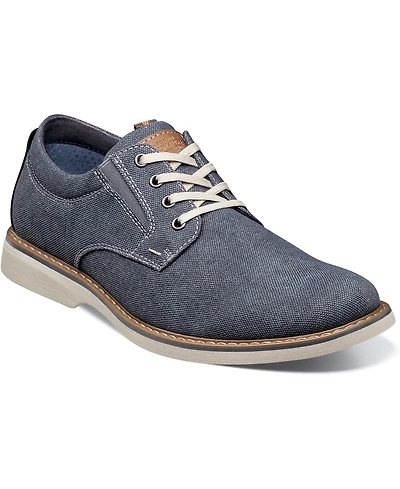Nunn Bush Men's Otto Canvas Plain Toe Oxford Shoes