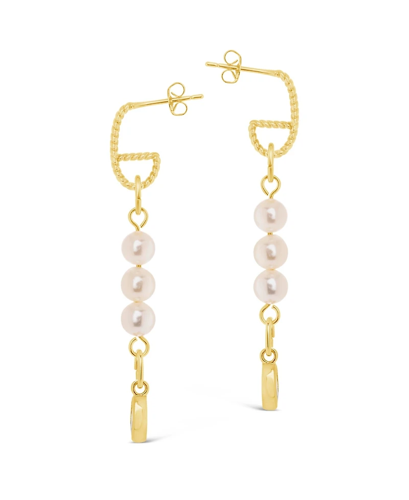 Sterling Forever Ivanna Dangle Earrings
