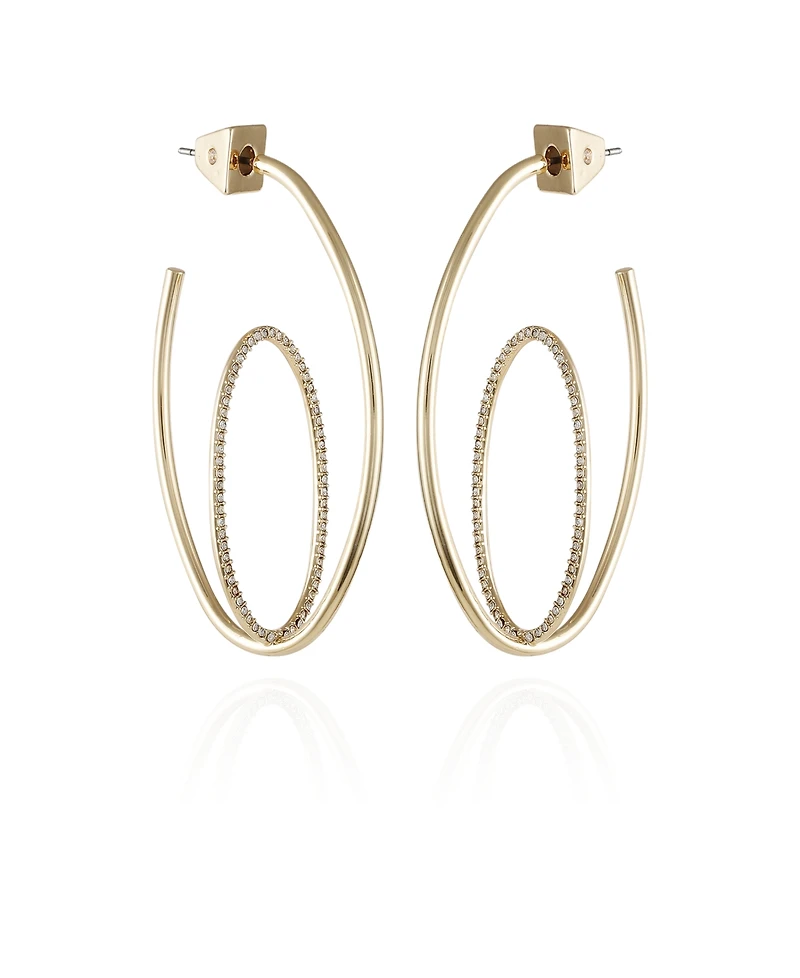 Vince Camuto Orbital Double Hoop Earrings