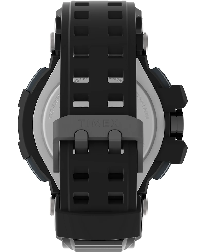 Timex Ufc Men's Quartz Tactic Resin Black Watch, 53mm