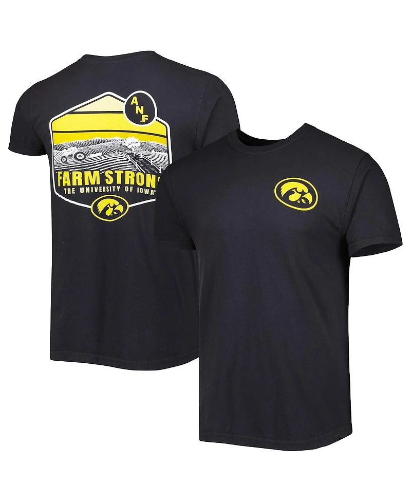 Men's Black Iowa Hawkeyes Hyperlocal T-shirt