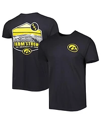 Men's Black Iowa Hawkeyes Hyperlocal T-shirt