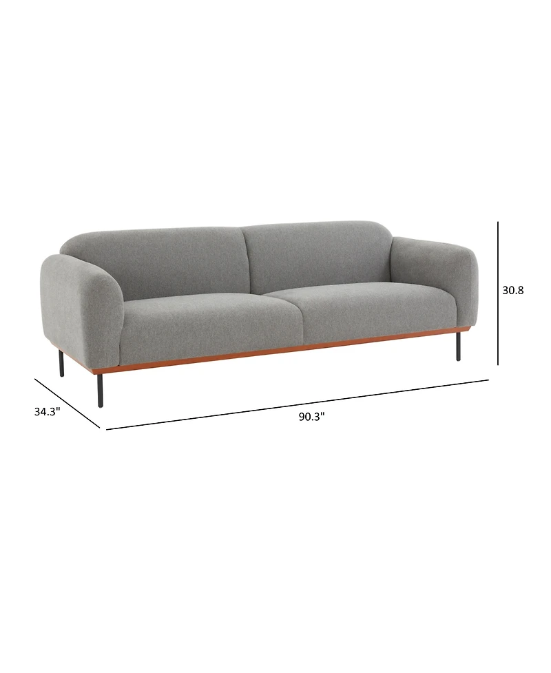 Kaycee 90" Linen Sofa