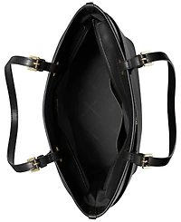 Michael Kors Medium Leather Top Zip Pocket Tote