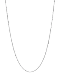 Italian Gold Crisscross Link 18" Chain Necklace 14k