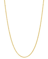 Italian Gold Crisscross Link 18" Chain Necklace in 14k Gold