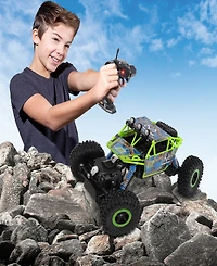 Realtree Nkok 1:16 Scale Rc Rock Crawler Edge Camo Green 2.4 Ghz Radio Control 81611, Competition Series, Real Time 4" X 4", Officially Licensed