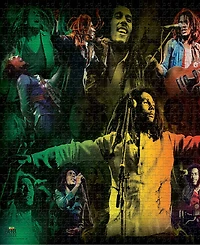 Bob Marley 1000 Piece Collage Jigsaw Puzzle, 19" x 26"