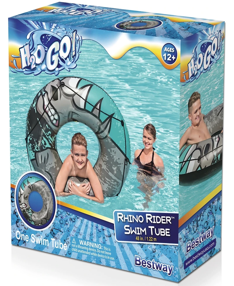 H2OGO Snow Bestway Rhino Rider Swim Tube 48" Water Inflatable