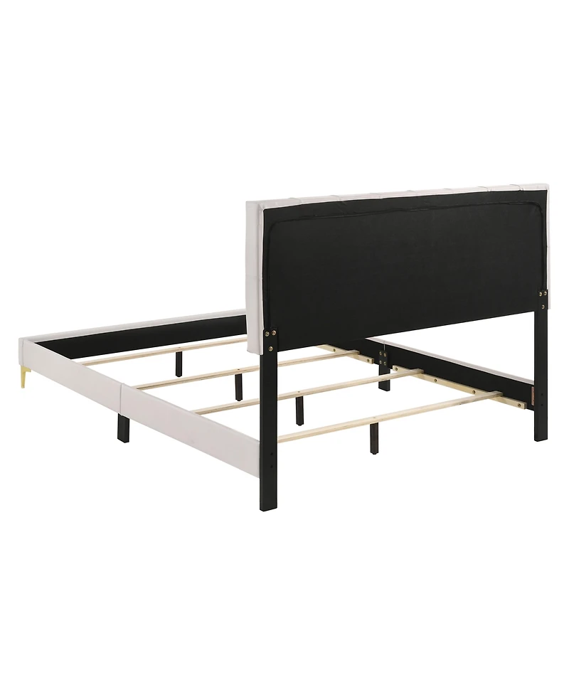Coaster Home Furnishings Kendall 49.25" Asian Hardwood Tufted Panel Queen Bed