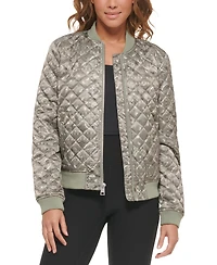 Levi's Women's Diamond Quilted Casual Bomber Jacket