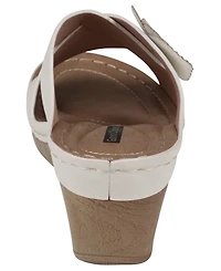 Gc Shoes Women's Selly Flower Wedge Sandals