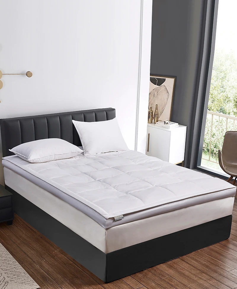 Kathy Ireland 3" Down Fiber Top Featherbed, California King