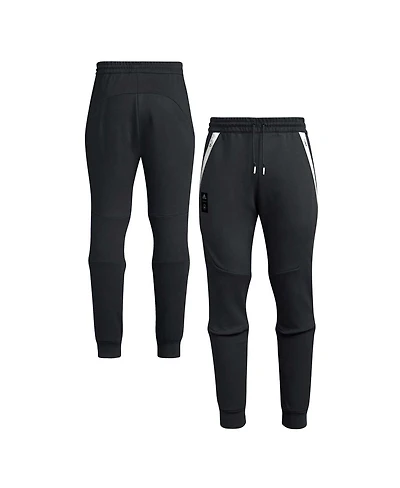 Men's adidas 2023 Player Black Charlotte Fc Club Travel Pants
