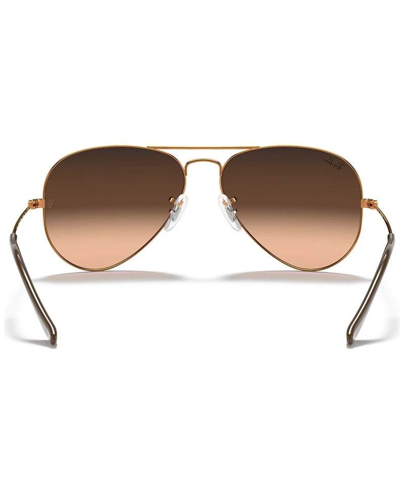 Ray-Ban Unisex Sunglasses, RB3025 Aviator Gradient