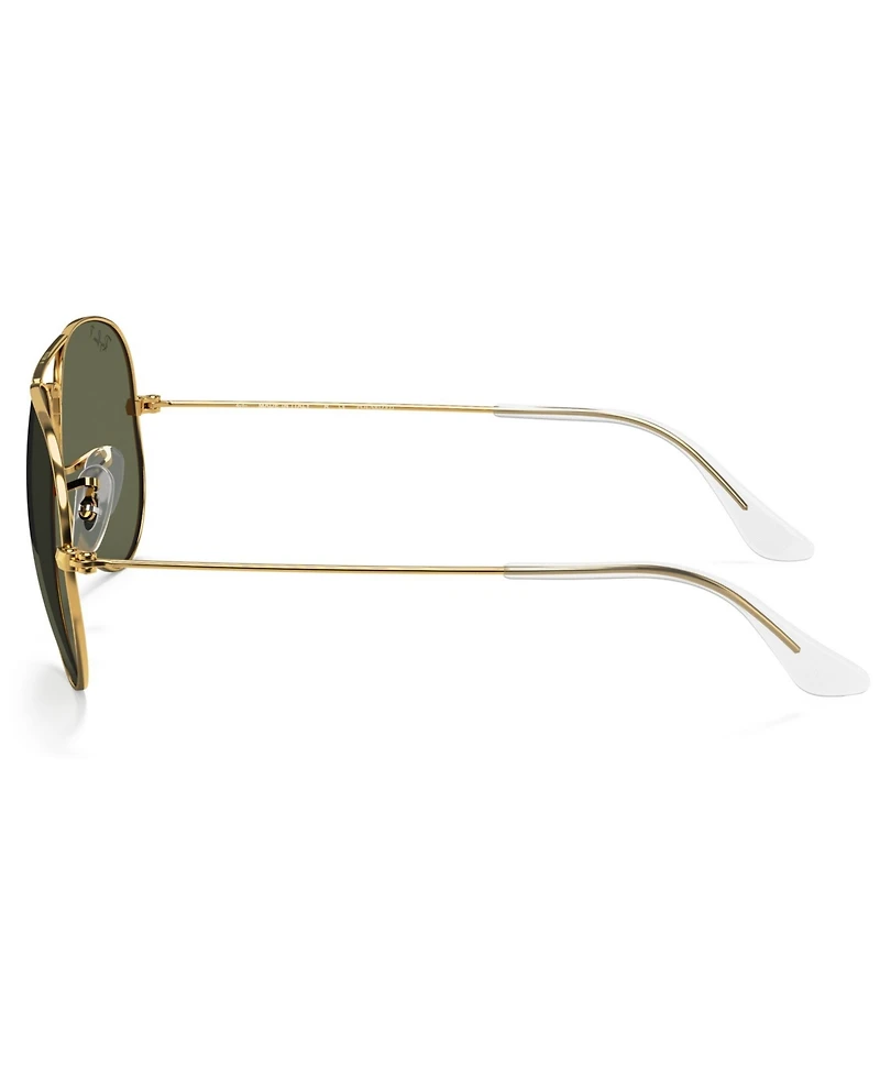 Ray-Ban Unisex Polarized Sunglasses, RB3025 Aviator Classic