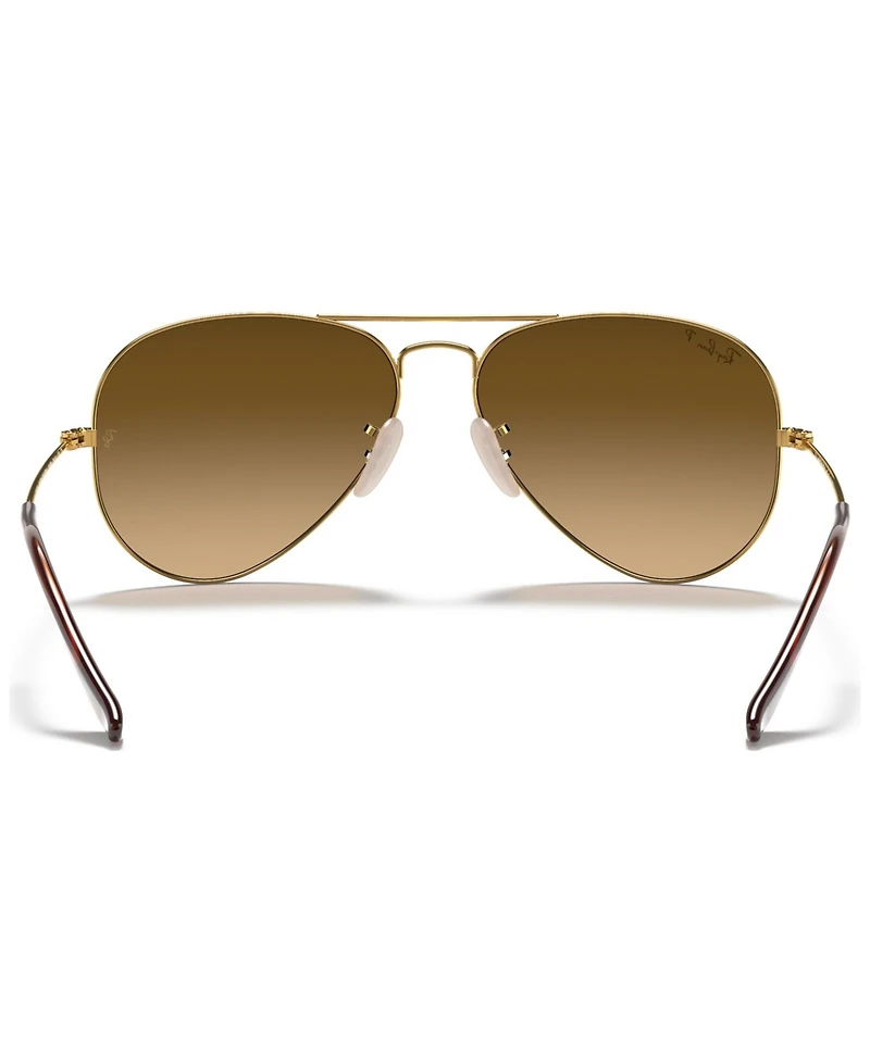 Ray-Ban Unisex Polarized Aviator Classic Sunglasses, RB3025
