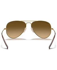 Ray-Ban Unisex Polarized Aviator Classic Sunglasses, RB3025