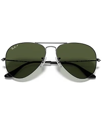 Ray-Ban Unisex Polarized Aviator Classic Sunglasses, RB3025