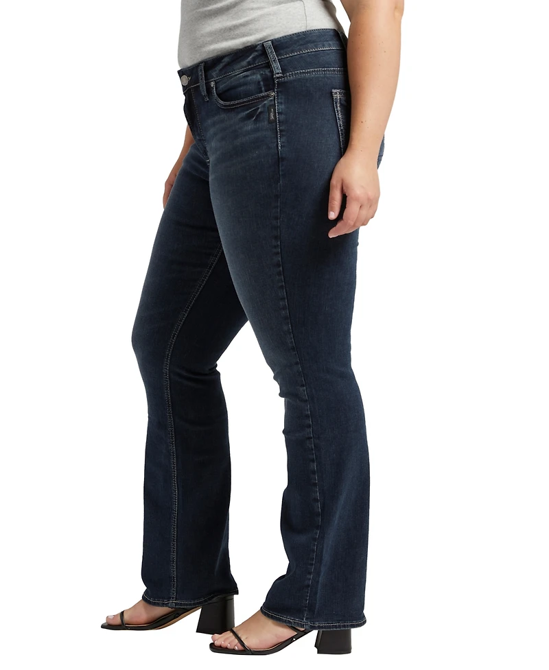 Silver Jeans Co. Plus Suki Slim Bootcut Jeans, Short & Regular Lengths