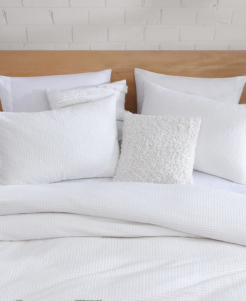 Dkny Modern Waffle 3 Piece Comforter Set