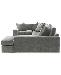 Michola 155" 3-Pc. Fabric Sectional with Chaise, Created for Macy's