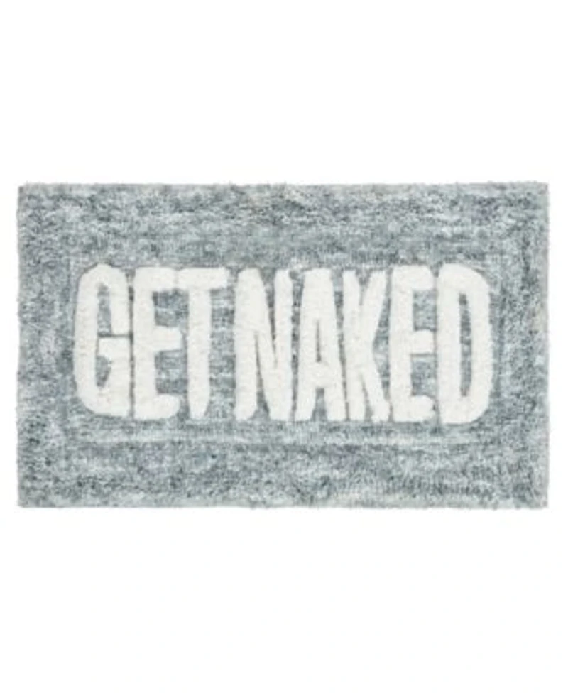 Vcny Home Get Naked Statement Bath Rug
