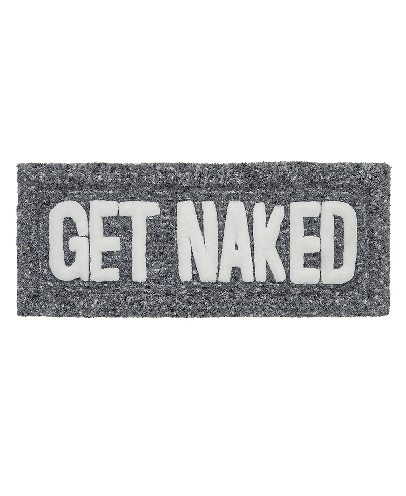 Vcny Home Get Naked Statement Bath Rug, 24" x 60"