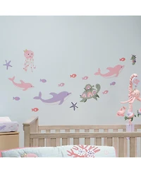 Lambs & Ivy Sea Dreams Dolphins/Turtles/Fish Underwater/Nautical Wall Decals