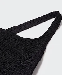 Mango Women's Asymmetrical Wide Straps Swimsuit