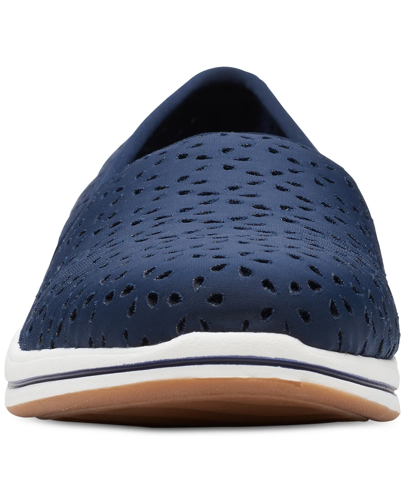 Clarks Women's Cloudsteppers Breeze Emily Perforated Loafer Flats
