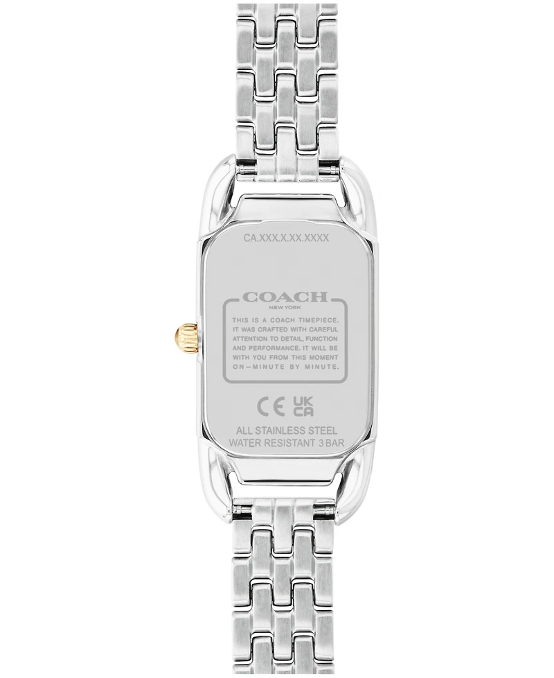 Coach Women's Cadie Two Tone Stainless Steel Bracelet Watch, 17.5 x 28.5mm