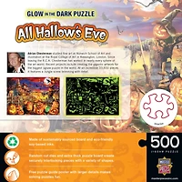 Masterpieces Glow in the Dark All Hallows Eve 500 Piece Jigsaw Puzzle
