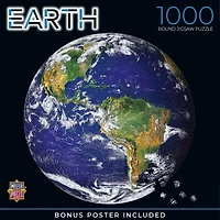 Masterpieces The Earth - 1000 Piece Round Jigsaw Puzzle for Adults