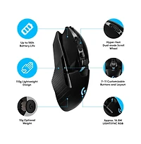 Logitech G903 Light speed Wireless Gaming Mouse with Hero Sensor