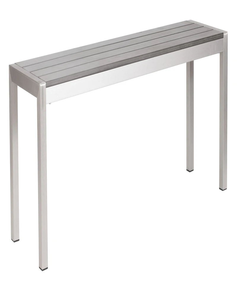Zuo 59" Aluminum Metropolitan Double Bench