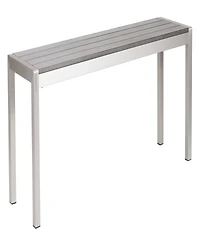 Zuo 59" Aluminum Metropolitan Double Bench