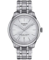 Tissot Unisex Swiss Automatic Chemin des Tourelles Powermatic 80 Stainless Steel Bracelet Watch 39mm