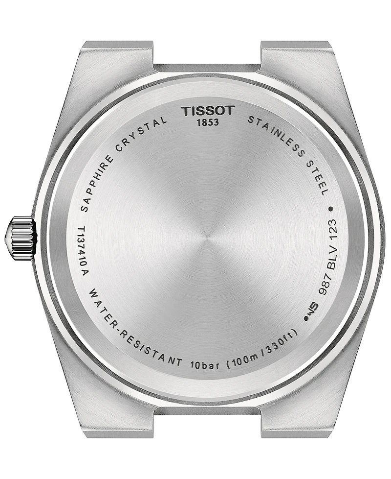 Tissot Men's Swiss Automatic Prx White Rubber Strap Watch 40mm