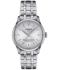 Tissot Women's Swiss Automatic Chemin des Tourelles Powermatic 80 Stainless Steel Bracelet Watch 34mm