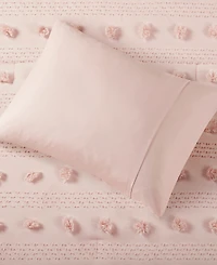 Intelligent Design Lucy Clip Jacquard 3-Piece Comforter Set