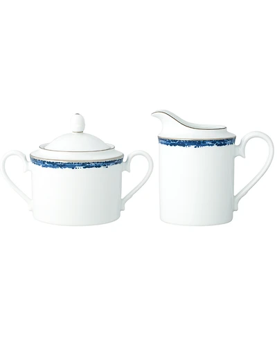 Noritake Rill Sugar and Creamer