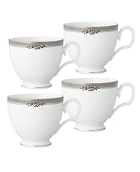 Noritake Laurelvale 4 Piece Cup Set, Service for 4