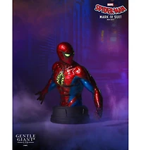 Marvel Spider-Man Collector Statue Bust | Spider-Man Mark Iv Suit Resin Cast Figure | 6-Inch Height