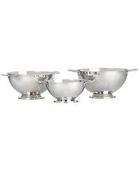 Le Creuset Set of 3 Stainless Steel Colanders