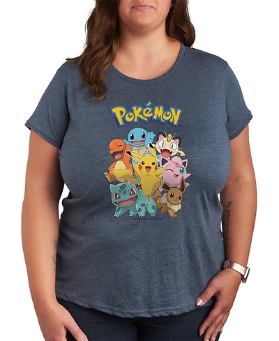 Hybrid Apparel Trendy Plus Pokemon Graphic T-shirt