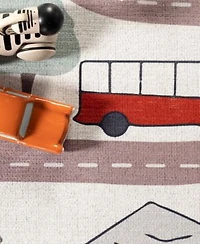 Nuloom Felix Chalea Kids Town Washable Area Rug