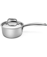 Megacasa 1.6 Quart Triple-Ply Stainless Steel Saucepan with Lid