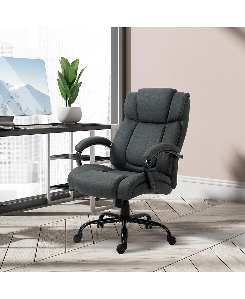 Vinsetto Big & Tall Office Chair Executive Swivel Ergonomic Desk Seat Rocker